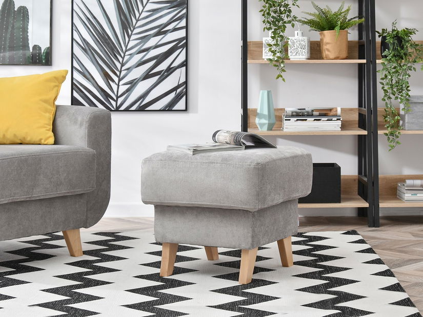 Taburetka Kalisz (šedá + buk)