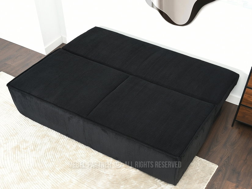 Pohovka dvousedačka Nazismo (černá)