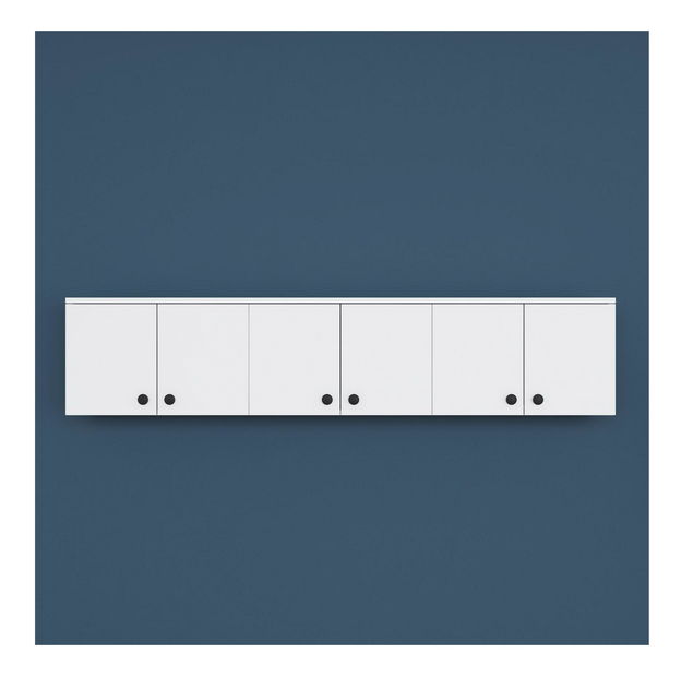 Závěsná skříňka Bivake 3 (bílá)