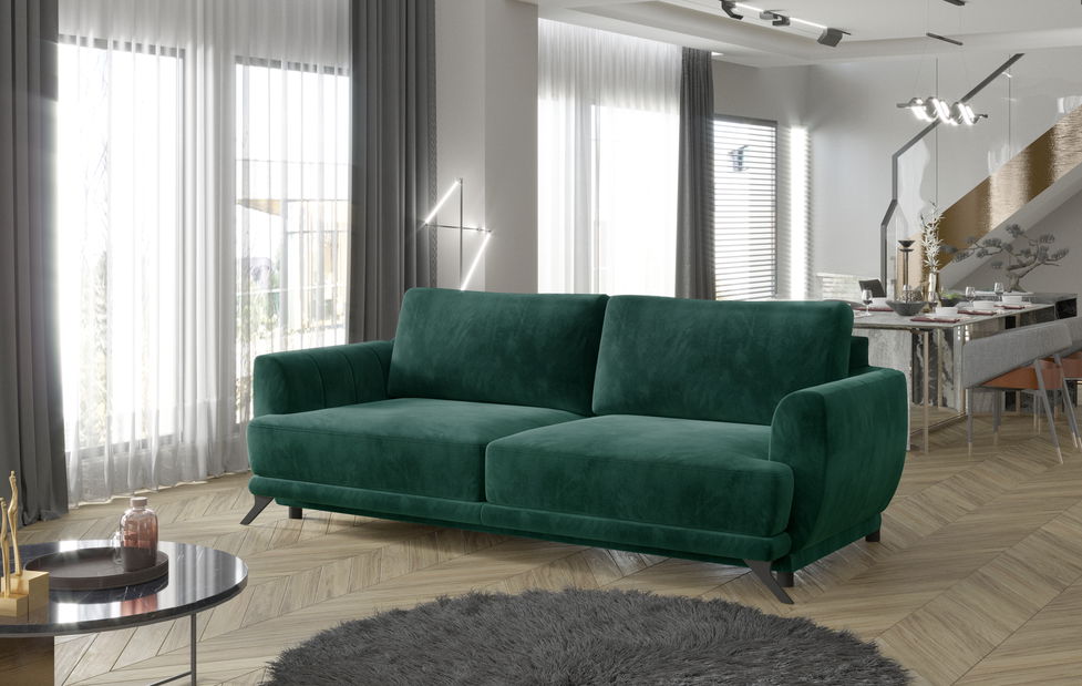 Pohovka dvojsedačka Melonite (modrá)