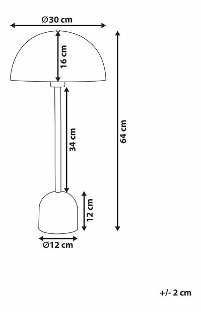 Stolní lampa MASCA (měděná)