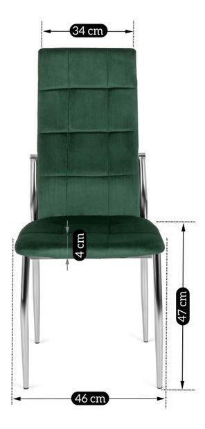 Jídelní židle Marinaleda (zelená)