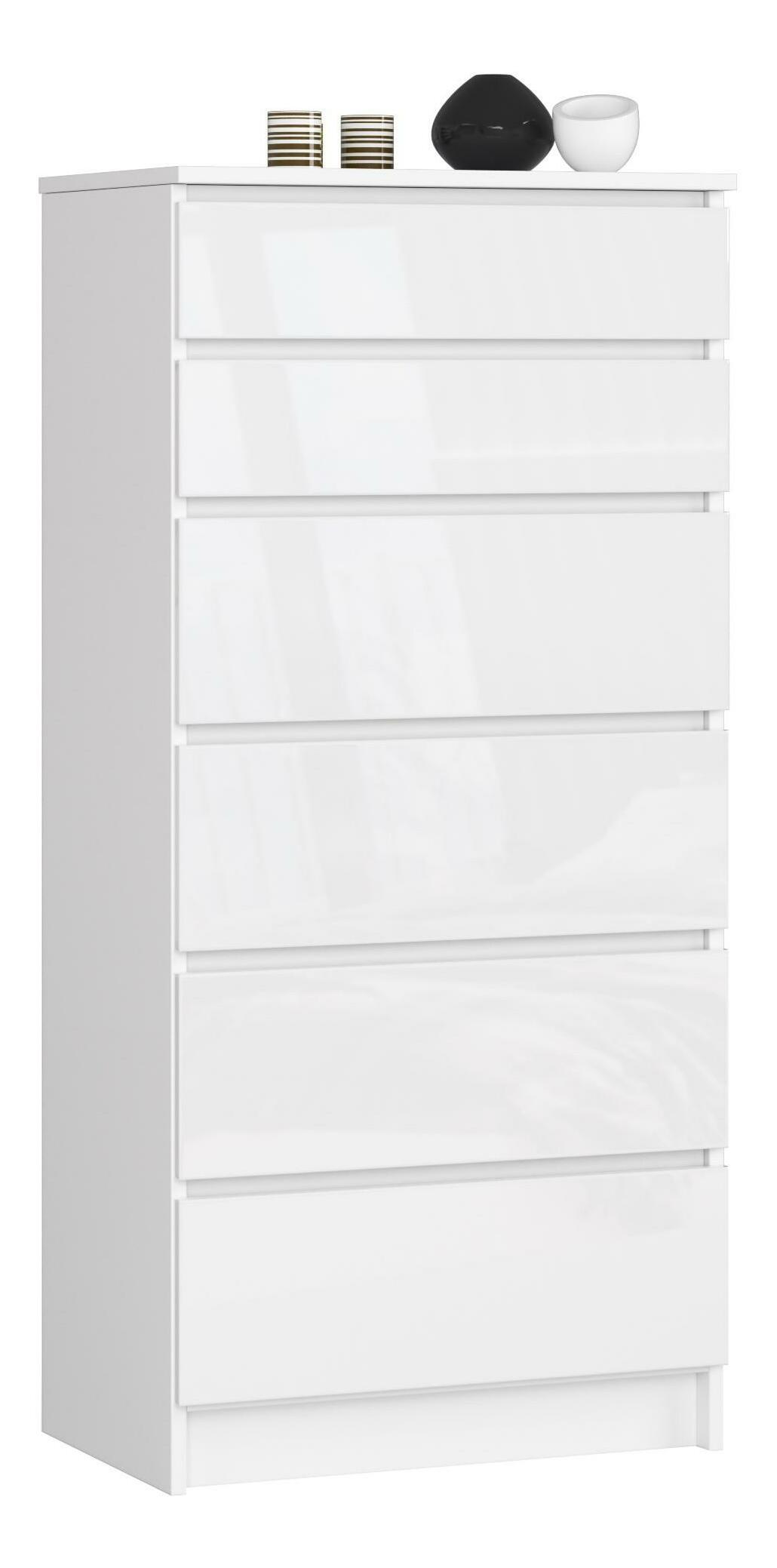 Komoda Kalista III (lesk bílý)