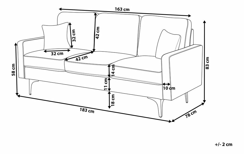 Pohovka Granna (hnědá)