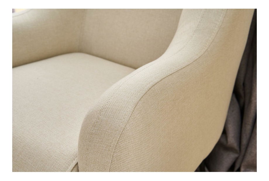 Křeslo Revosatta (krémová + černá)