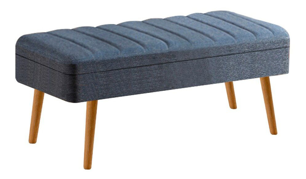 Jídelní set Vlasta 1 (borovice antlantic + tmavě modrá) (pro 4 osoby)