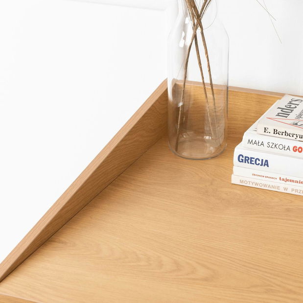 Psací stolek Igualada (dub zlatý + černá)