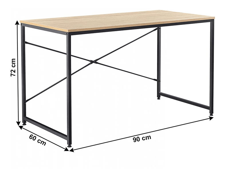 Psací stůl Bazzi TYP 1 (dub + černá)