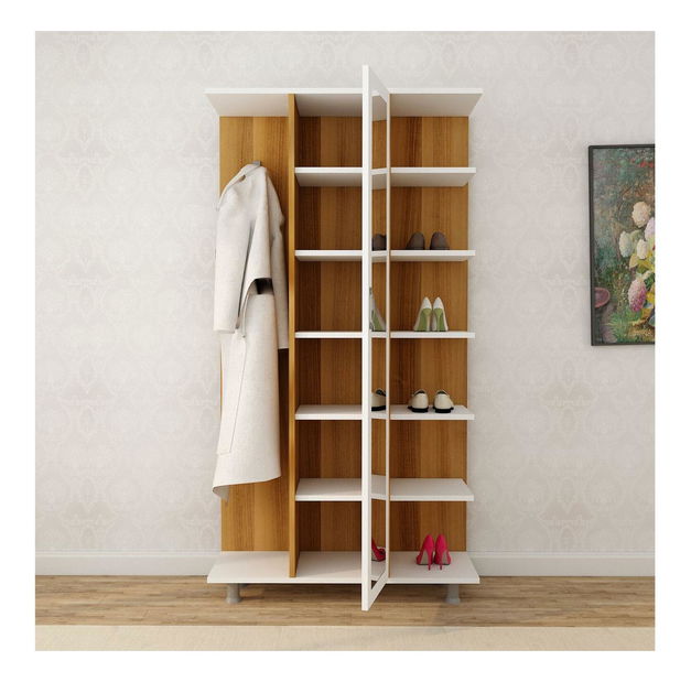 Předsíňová stěna Cercei (dub + bílá)