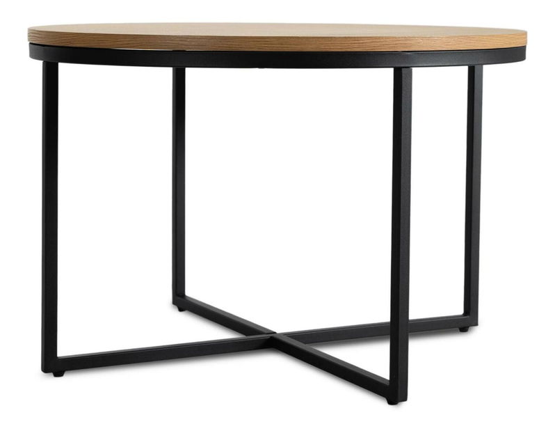 Konferenční stolek Hubiera (dub zlatý + černá)