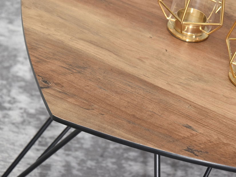 Konferenční stolek Petal Zest Xl2 (bílá + černá)