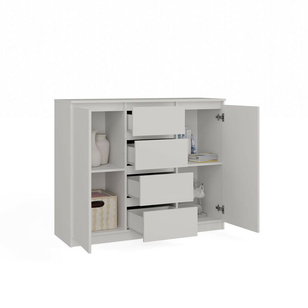 Komoda Musecalo 8 (bílá)