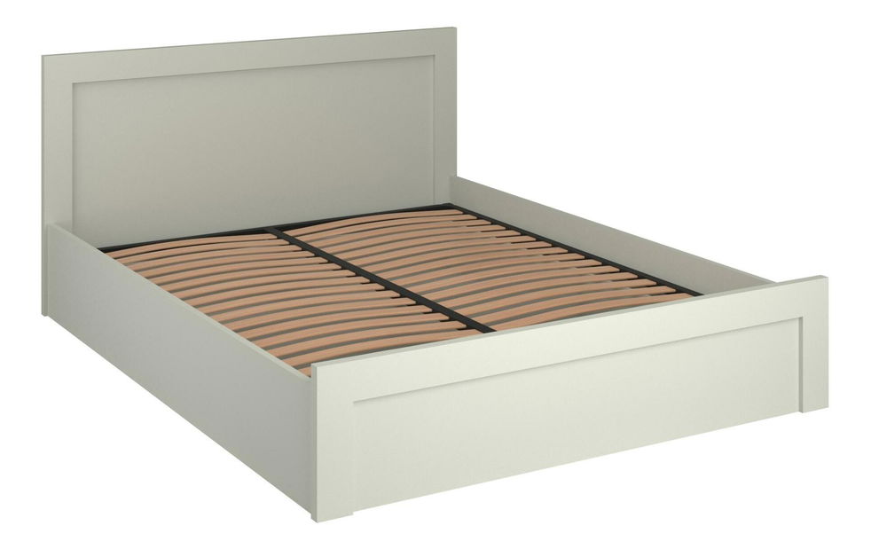 Manželská postel 160 cm Kodro (kašmír + dub evoke) (s roštem) (s úl. prostorem)