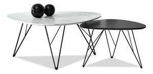 Konferenční stolek Rave Zest Xl (bílá + černá)