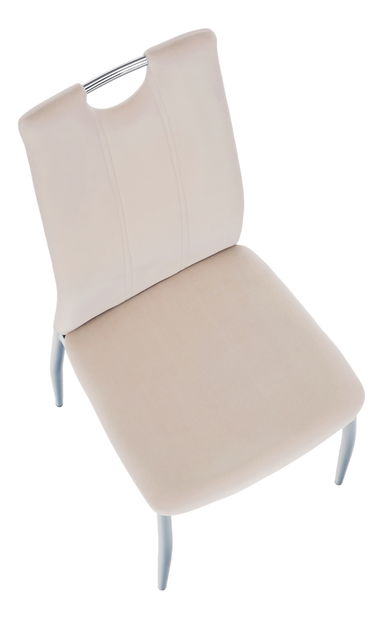 Jídelní židle Don Juan NEW (béžová + chróm)