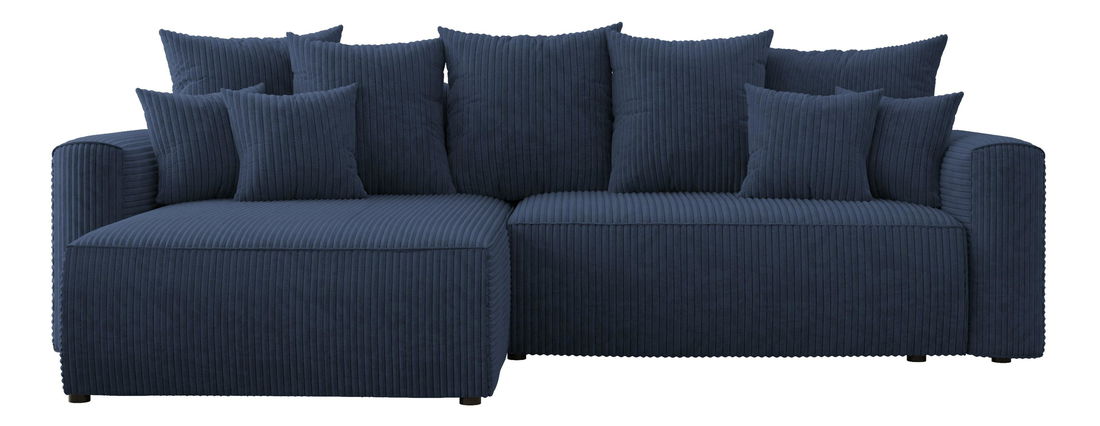 Rohová sedačka Baria (L) (tmavě modrá)