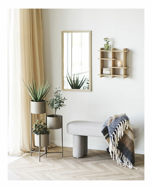 Nástěnné zrcadlo Seamona 1 (přírodní)