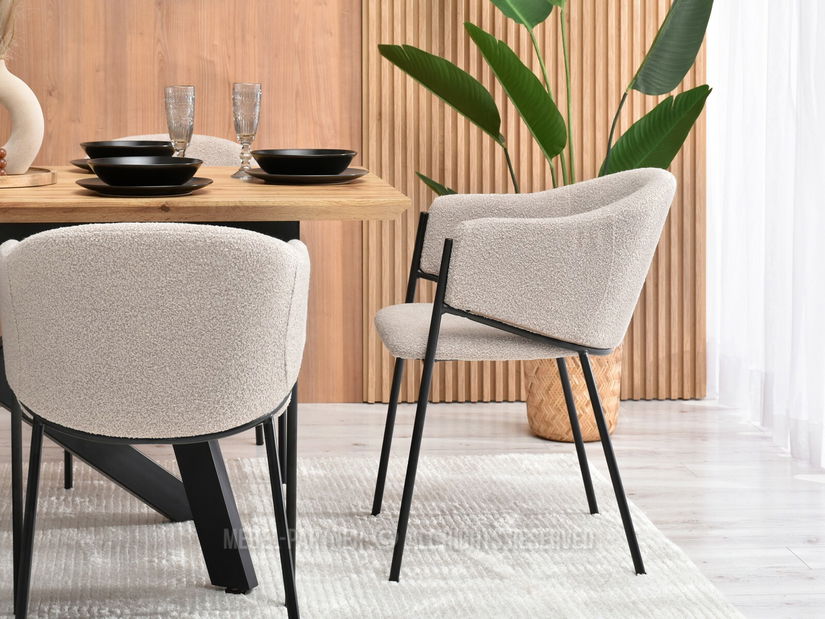 Židle Chad (béžová + černá)