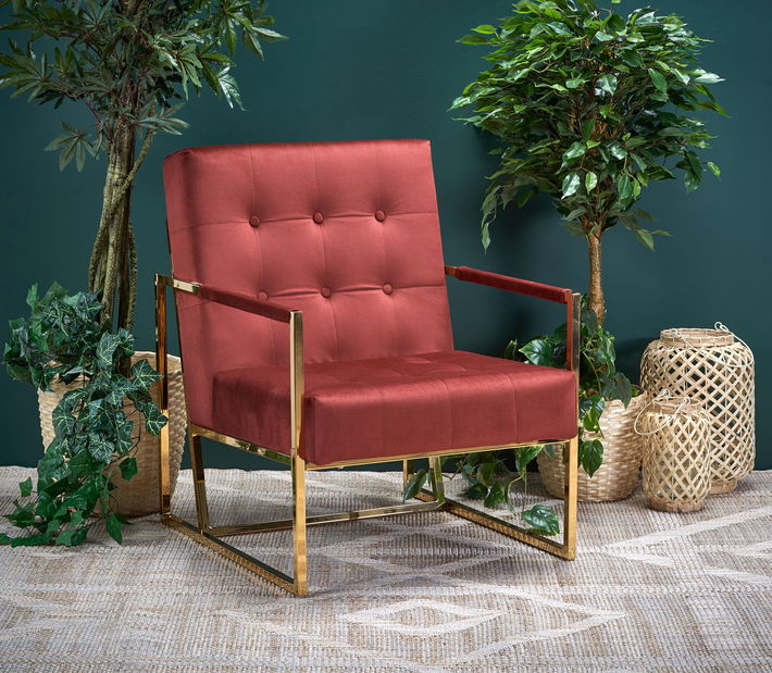 Křeslo Phuong (tmavě zelená)