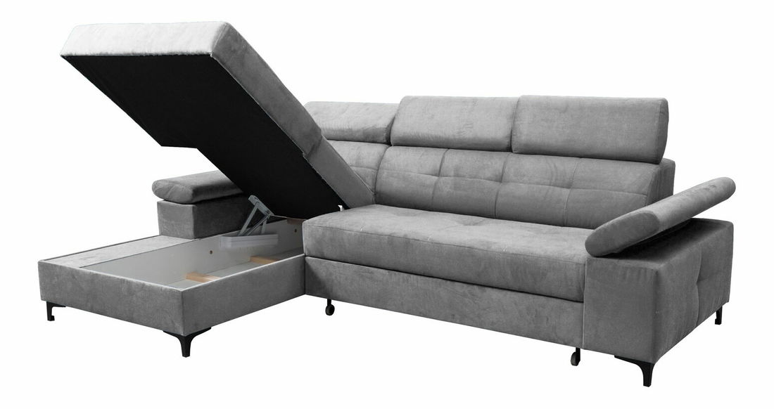 Rohová sedačka Nicholle (světle šedá) (L) *výprodej