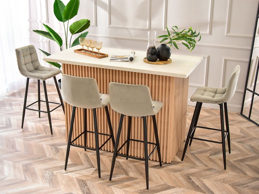 Židle Nico (béžová + černá)