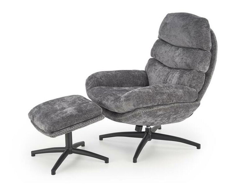 Houpací křeslo Dadario (šedá)