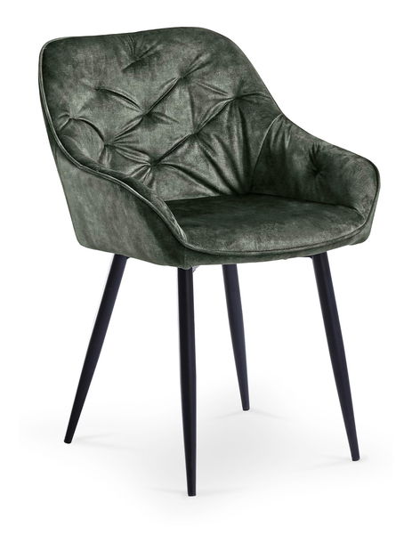 Jídelní židle Ment (tmavě zelená)