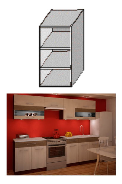 Horní kuchyňská skříňka Igo New GO-30