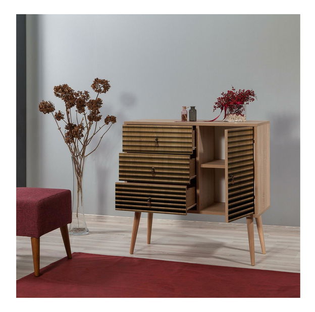 Komoda Valentina 220 (dub sonoma)