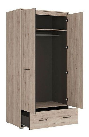 Šatní skříň BRW Ronse SZF2D1S