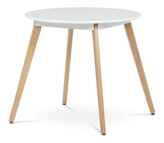 Jídelní stůl Disfrutaba (bílá matná) (pro 2 osoby)