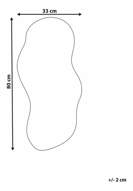 Nástěnné zrcadlo Alban (stříbrná)