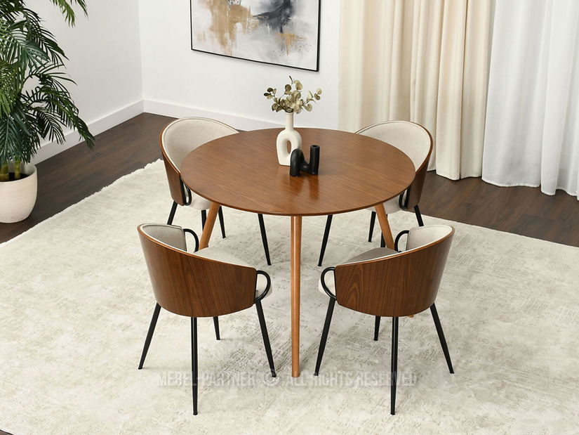 Židle Elviria K (ořech + černá)