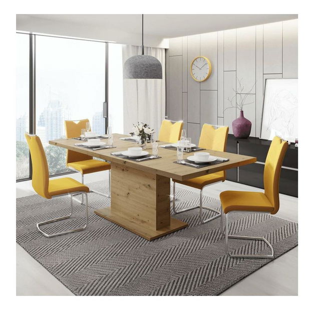 Rozkládací jídelní stůl Bovata (dub artisan) (pro 6-8 osob)