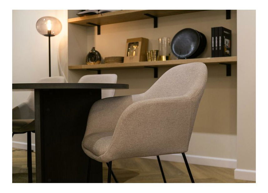 Jídelní židle Mimone (béžová + černá)