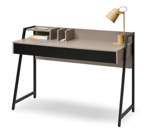 PC stolek Richiel (béžová + černá)