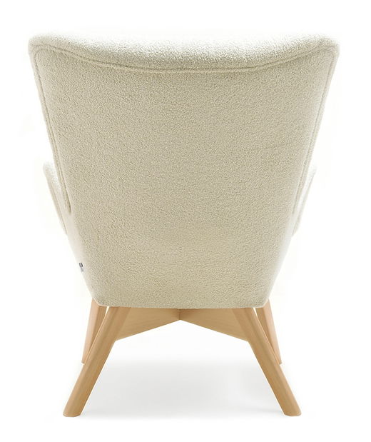 Designové křeslo Limoncelo (krémová)