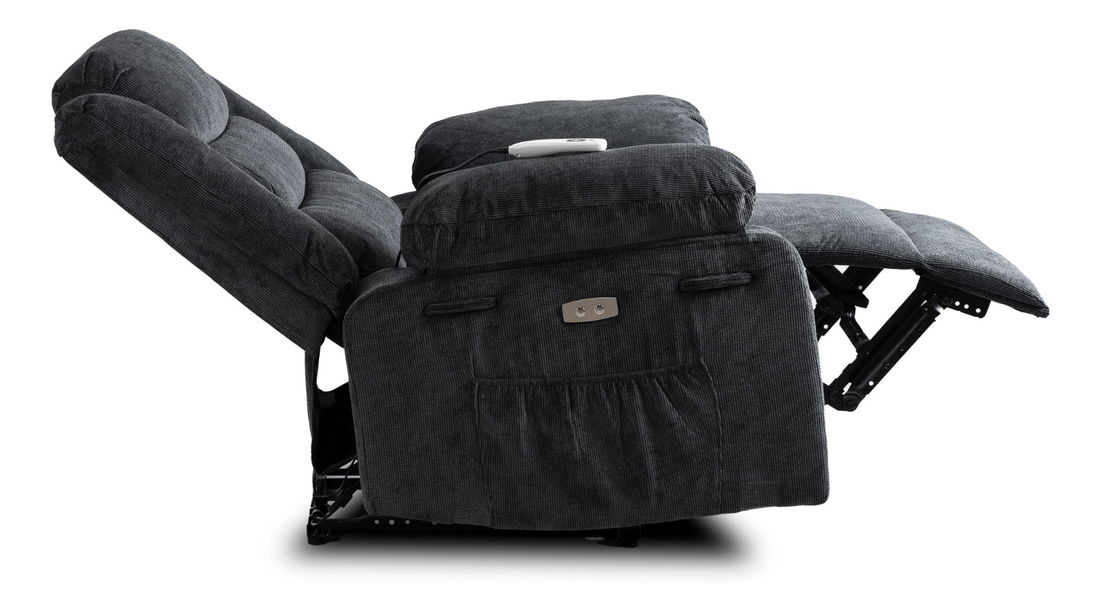 Masážní křeslo Jornaleros (černá látka)