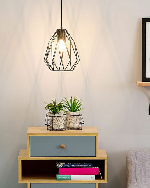 Závěsná lampa Magon (černá)