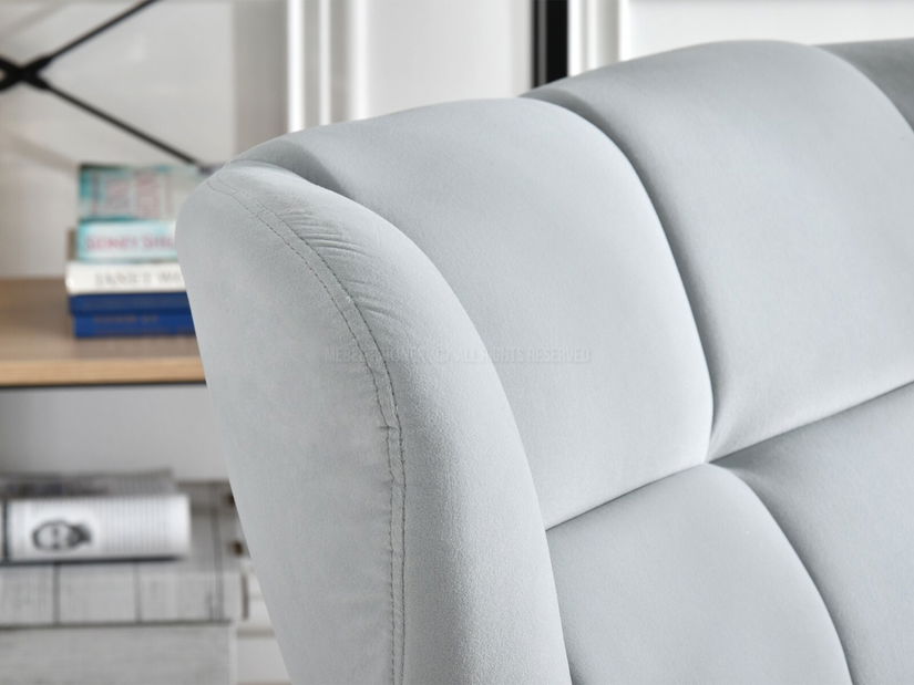 Křeslo Kikino (šedá + černá)