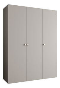 Šatní skříň 150 cm Parna 1 (kašmír + stříbrná)