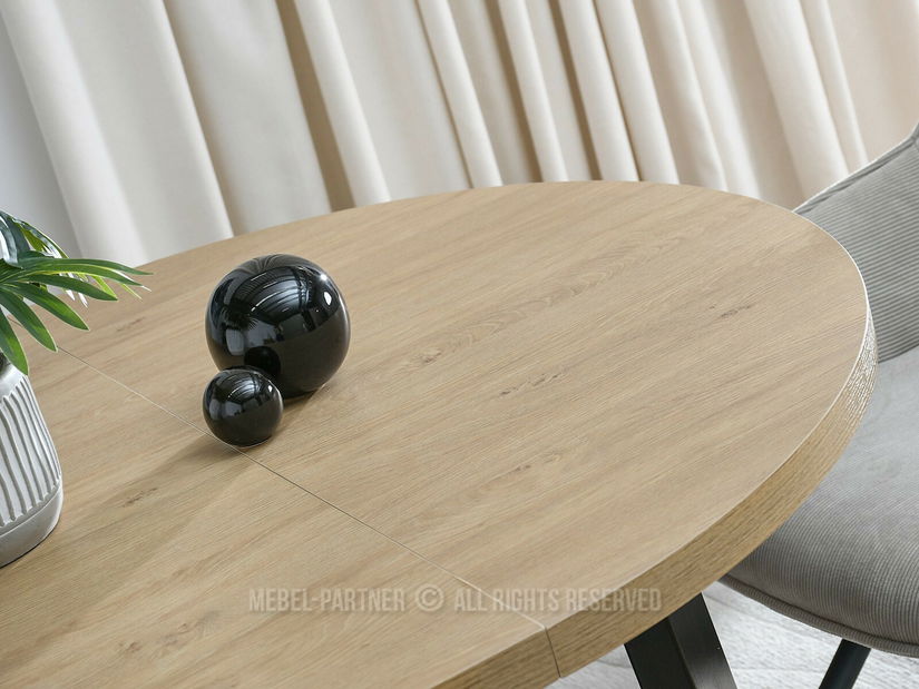 Jídelní stůl Aceptar (dub + krémová)