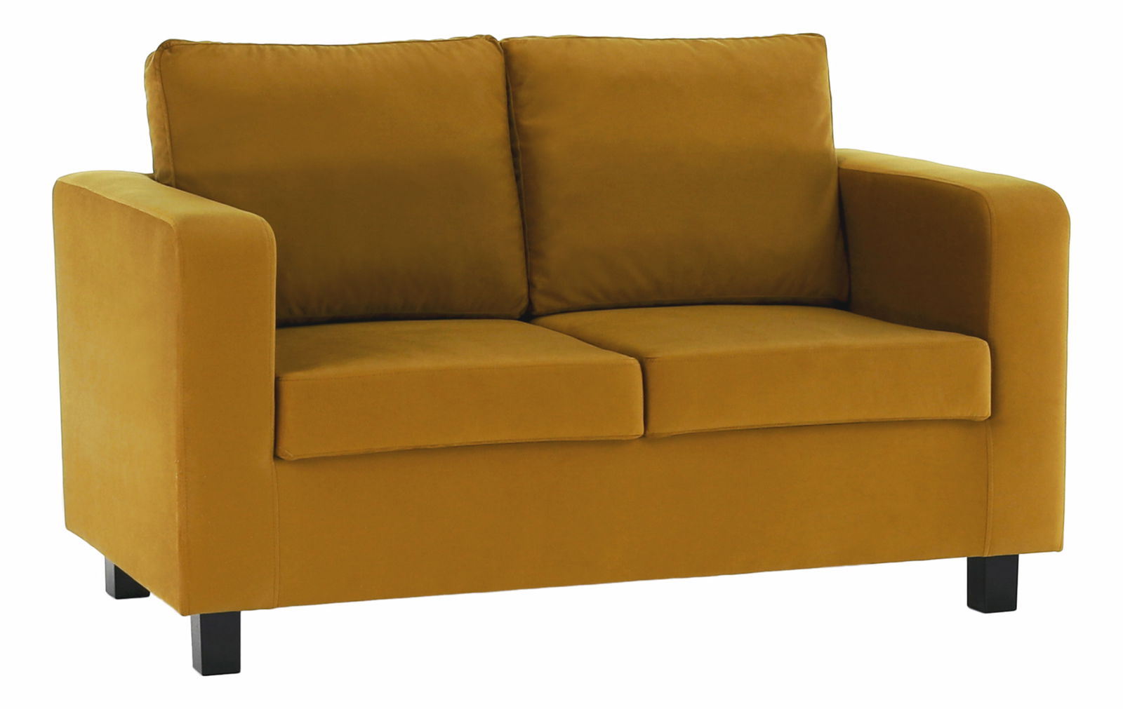 Pohovka dvojsedačka Likuma (hořčicová)