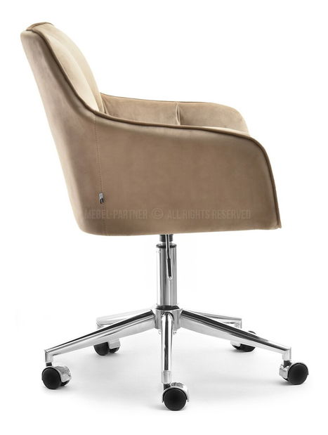 Křeslo Island (béžová + chromová)