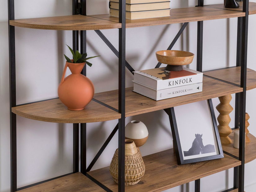 Regál Punale 2 (borovice atlantická + černá)