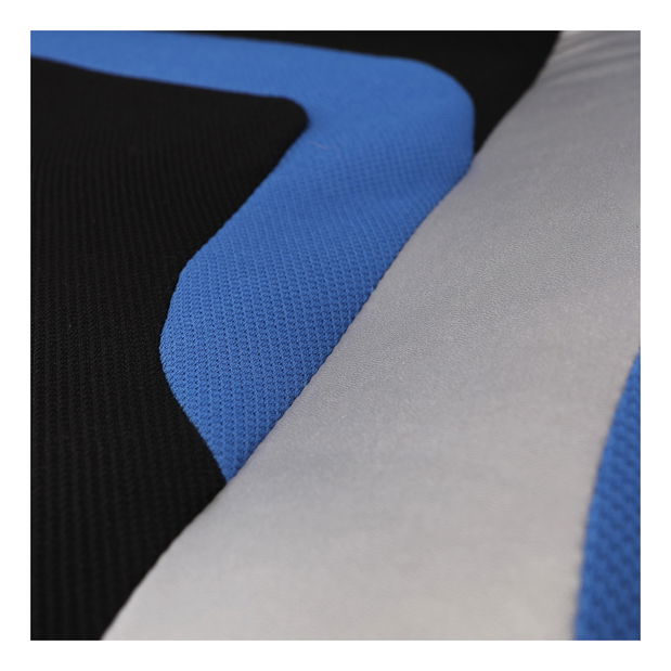 Kancelářské/herní křeslo Ynais-Y340-BLUE (modrá + černá + stříbrná)