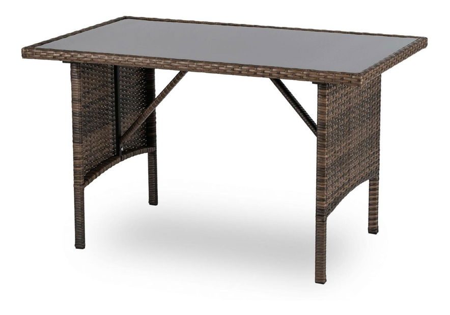 Zahradní set Adaptarlas (hnědá) (pro 7 osob)