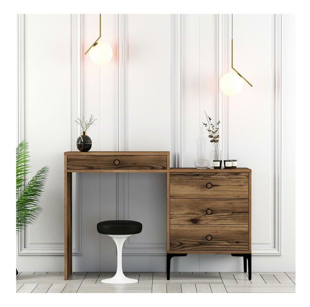 Toaletní stolek Logan 2 (ořechový vzor)