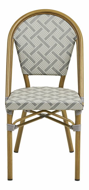 Zahradní židle Lazulia (bílá + šedá)