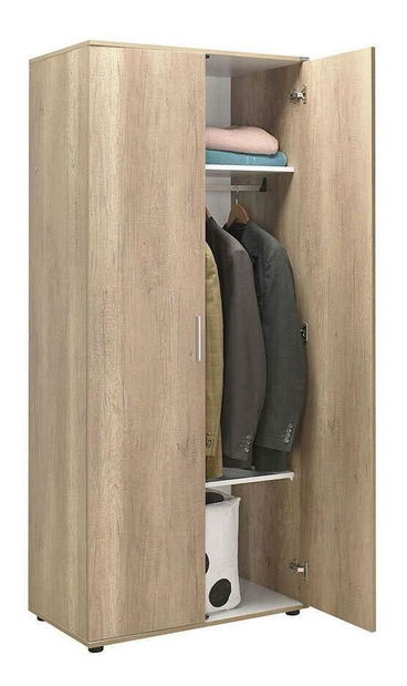 Šatní skříň Ginevra (ořech světlý)